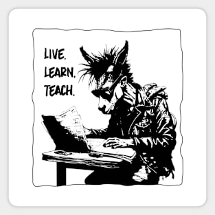 Live. Learn. Teach. Magnet